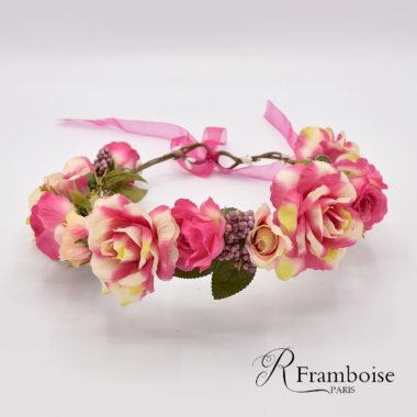 Grossiste R Framboise - Couronnes fleurs