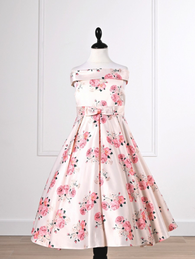 Großhändler R Framboise - Kleid mit Blumendruck