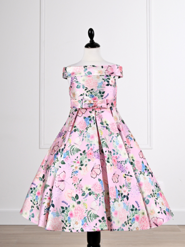 Großhändler R Framboise - Kleid mit Blumendruck