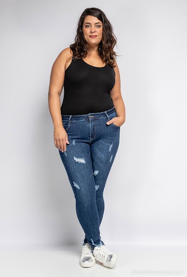 Wholesaler R.Jonaco - Ripped Skinny jeans