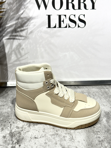 Wholesaler R and BE - lace-up high top sneakers