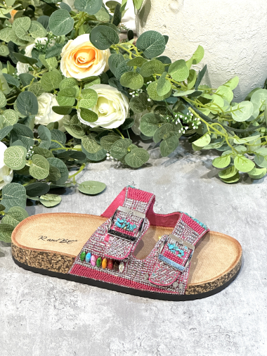Wholesaler R and BE - OR555 Women's Ethnic Mules