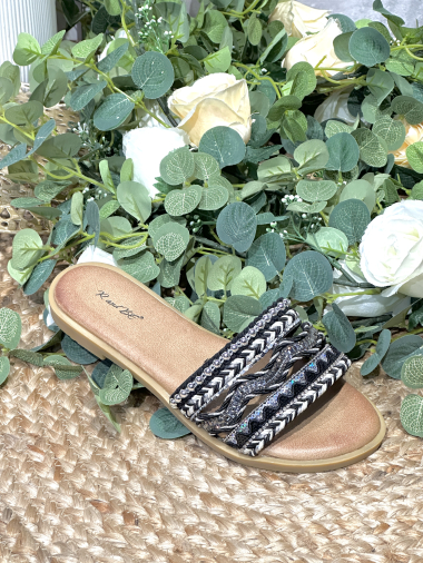 Wholesaler R and BE - OR561 Comfortable ethnic mules
