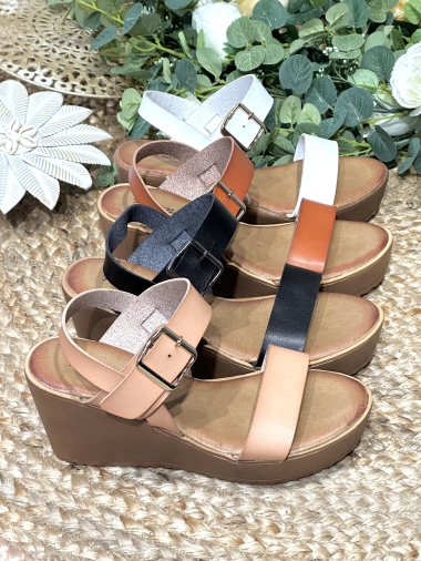 Wholesaler R and BE - OR570 Wedge Sandals