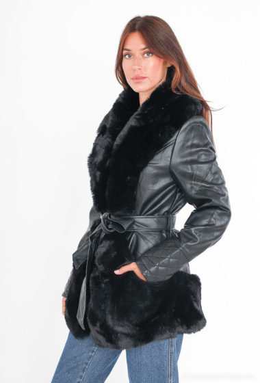 Wholesaler REALTY JADELY - faux leather jacket