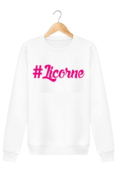 kid's cotton sweatshirt with print #LICORNE