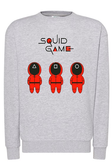 kid's cotton sweatshirt with print "SQUID GAME 5"