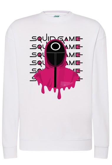 kid's cotton sweatshirt with print "SQUID GAME 1"