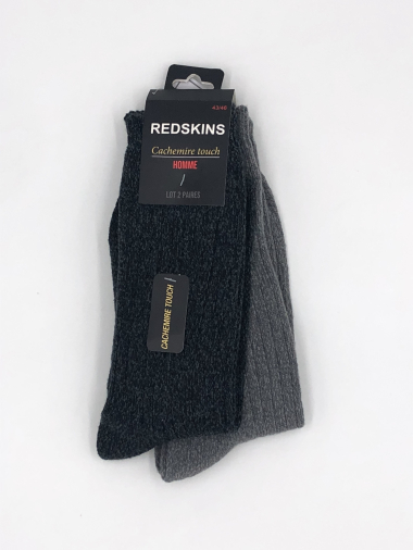Wholesaler REDSKINS - Pack of 2 pairs of REDSKINS men's socks