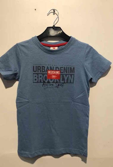 Wholesaler REDSKINS - Short sleeves T-shirts with logo embroidered REDSKINS