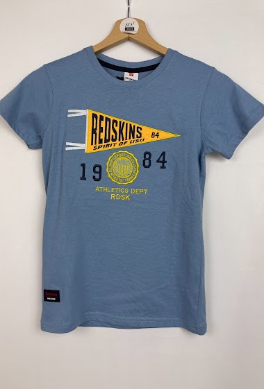 Großhändler REDSKINS - Short sleeves T-shirts with REDSKINS logo embroidered REDSKINS