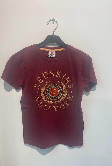 Tee-shirt short sleeves embroidery REDSKINS
