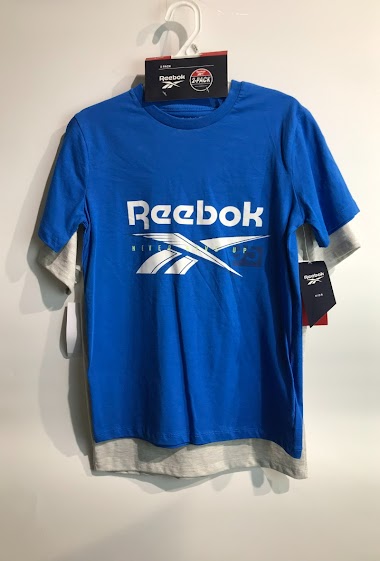 Grossiste Reebok - Lot 2 tee-shirt manches courtes 9/16A REEBOK