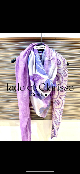 Grossiste Jade&Clarisse - CREATION PATCHWORK ORIGINAL PRUNEAU