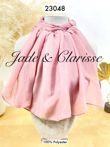 Grossiste Jade&Clarisse - Echarpe 100% Viscose unie