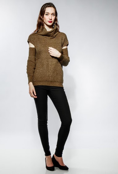 Wholesaler Ki&Love - Sweater with open sleeves