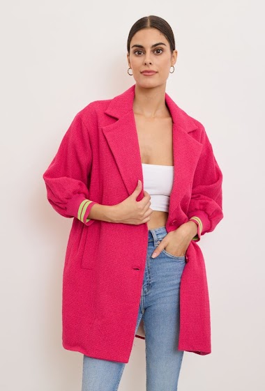 Revd'elle - Buttoned cotton coat with lining