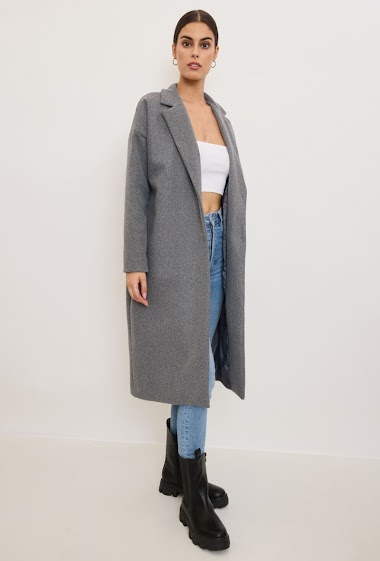 Wholesaler Revd'elle - Revd'elle - Long buttoned coat with lining