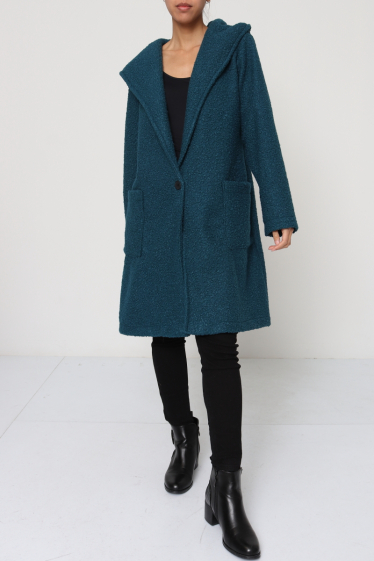 Wholesaler Revd'elle - Revd'Elle - Mid-length buttoned coats with pockets and hood