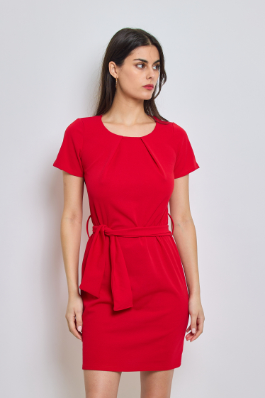 Wholesaler Revd'elle - Revdelle - Short-sleeved round-neck dress