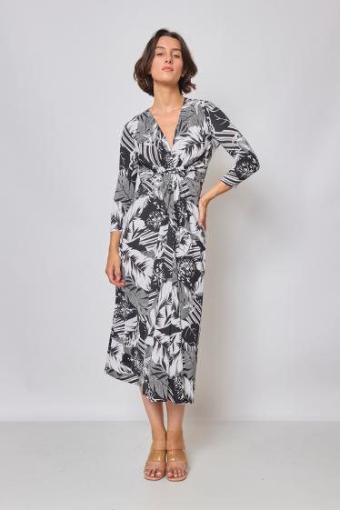 Wholesaler Revd'elle - Revd'elle - Long dress with bow