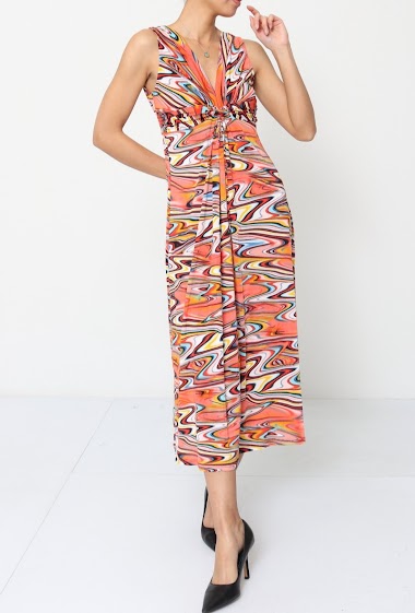 Wholesaler Revd'elle - Revd'elle - Long dress without sleeves