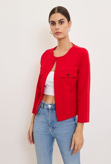 Wholesaler Revd'elle - Revdelle - Short dress jacket with 3/4 sleeves