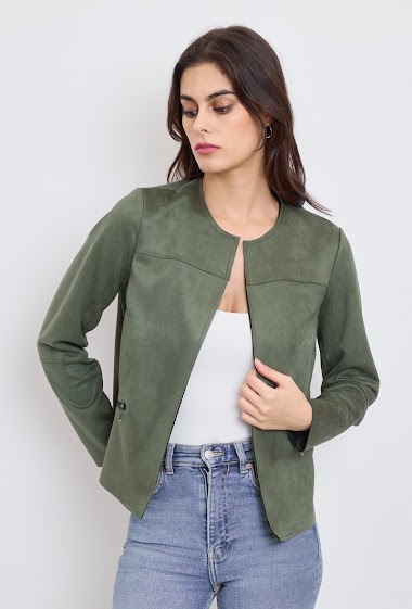 Wholesaler Revd'elle - Revdelle - Formal jacket in plain suede