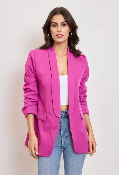 Wholesaler Revd'elle - Revdelle - Dressy sleeve jacket with rolled-up effect
