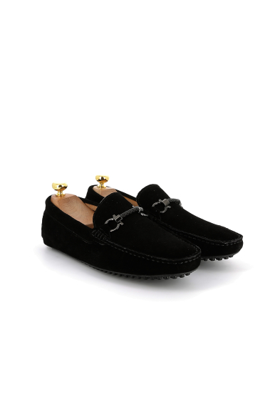 Wholesaler Riveleft - Nubuck Leather Loafers with Cord Accessory