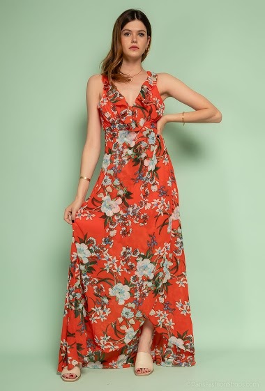 Großhändler RJ&CO - Maxi floral dress