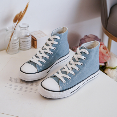 WOMEN S DENIM SNEAKERS Rock and Joy Paris Fashion Shops