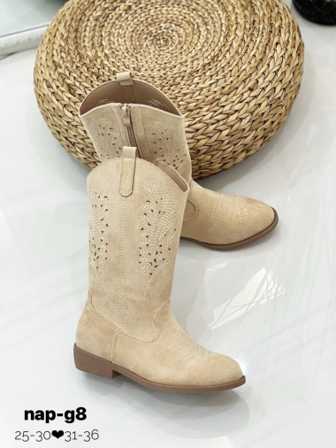 Wholesaler EMAGINE (Rock and Joy) - GIRL'S WESTERN STYLE SUEDE BOOT
