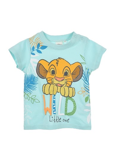 Wholesalers Roi Lion - Tee-shirt short sleeves THE KING OF LION 100% organic cotton