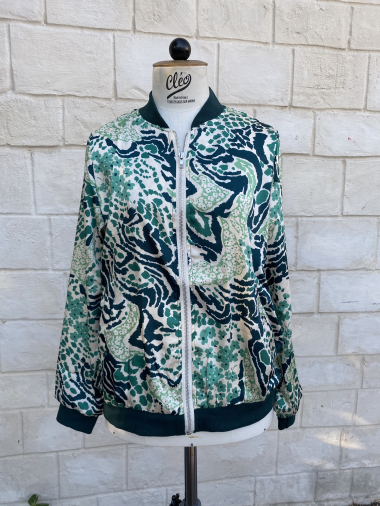 Wholesaler Rosa Fashion - Printed bomber jacket