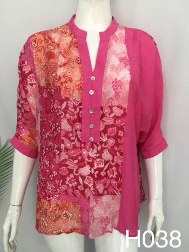 Wholesaler Rosa Fashion - Printed shirt