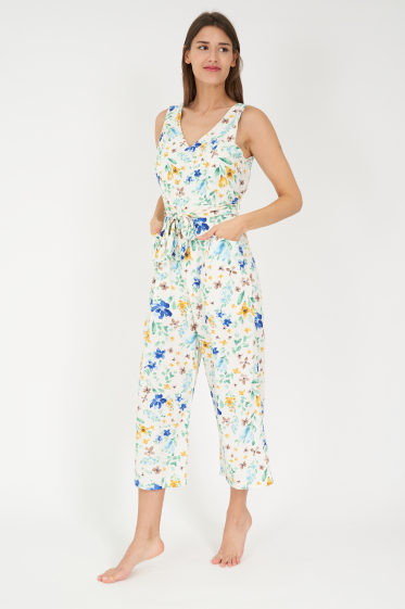 Wholesaler Rosa Fashion - Flower printed jumpsuit