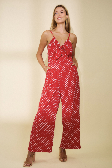Wholesaler Rosa Fashion - Dots printed jumpsuit
