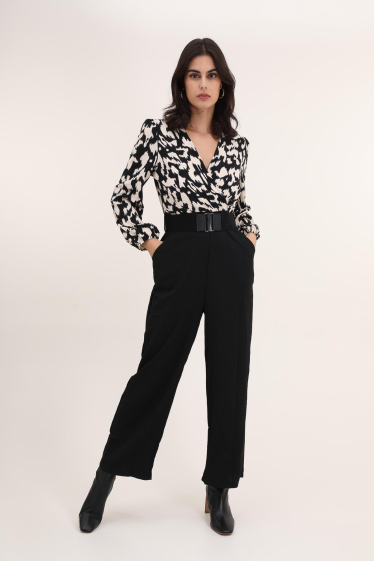 Wholesaler Rosa Fashion - Belted trouser suit