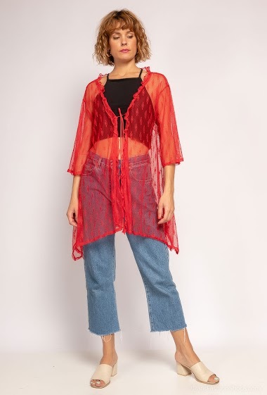 Wholesaler Rosa Fashion Crochet - See-through lace cardigan