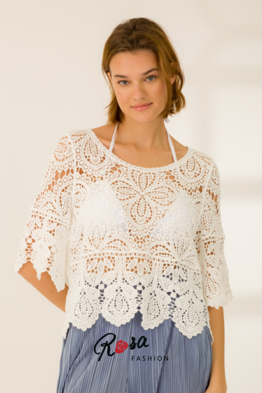 Grossiste Rosa Fashion Crochet - Top crochet