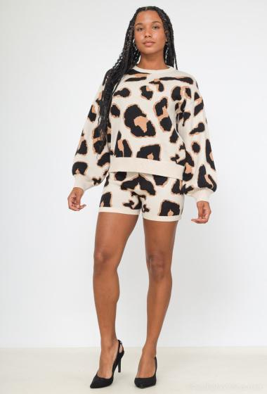 Wholesaler Rosa Fashion - Leopard print set