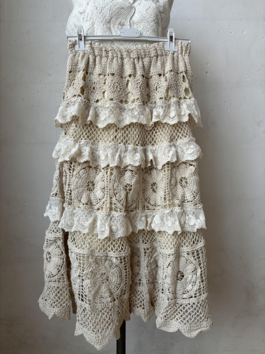 Wholesaler Rosa Fashion Crochet - Bohemian Crochet Skirt