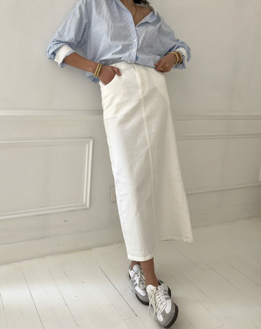 Grossiste Rosa Fashion - Jupe en jeans