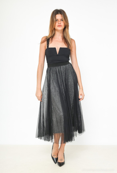 Wholesaler Rosa Fashion - Long tulle skirt