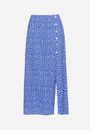 Wholesaler Rosa Fashion - Long Printed Skirt with Slit: Summer Elegance