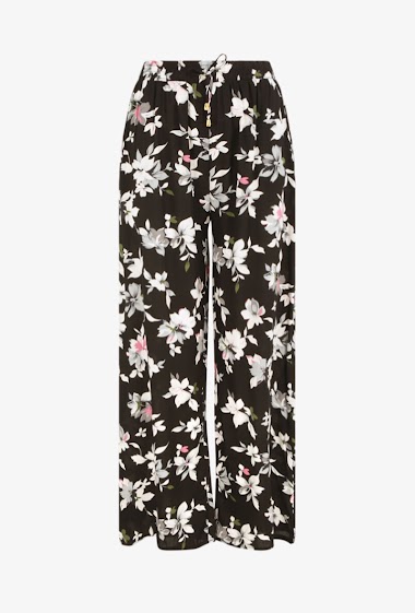 Grossiste Rosa Fashion - Pantalon à imprimé tropical
