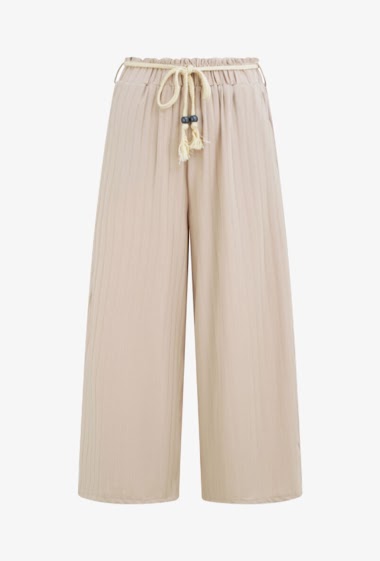 Wholesaler Rosa Fashion - Loose fit ribbed pants