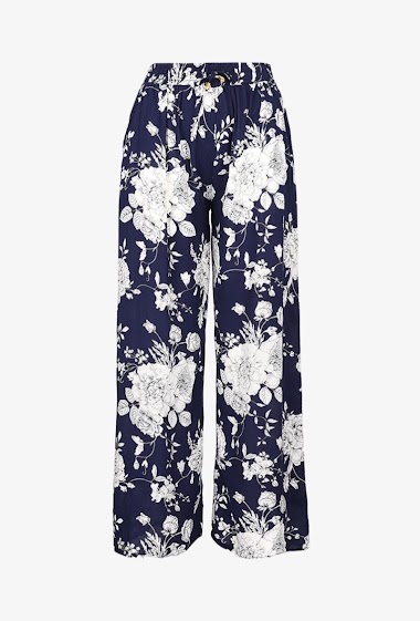 Wholesaler Rosa Fashion - Pants with printed flowers