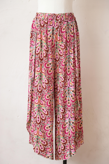 Wholesaler Rosa Fashion - Flowy printed pants